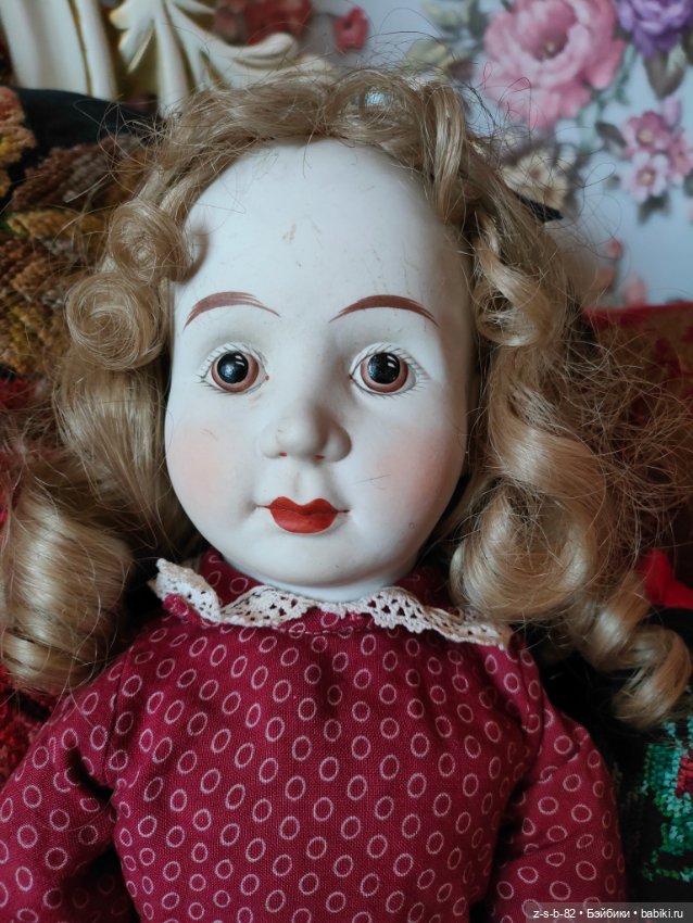 Авторская реплика по мотивам антикварных кукол (фото 3)