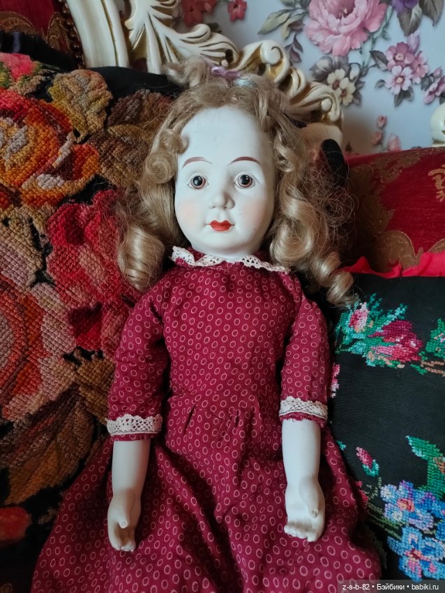 Авторская реплика по мотивам антикварных кукол (фото 4)
