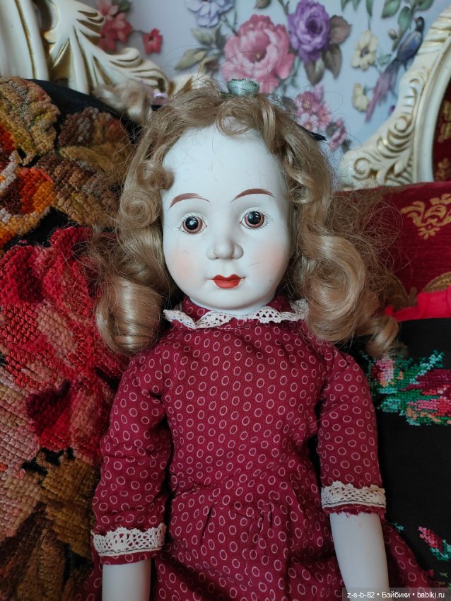 Авторская реплика по мотивам антикварных кукол (фото 2)