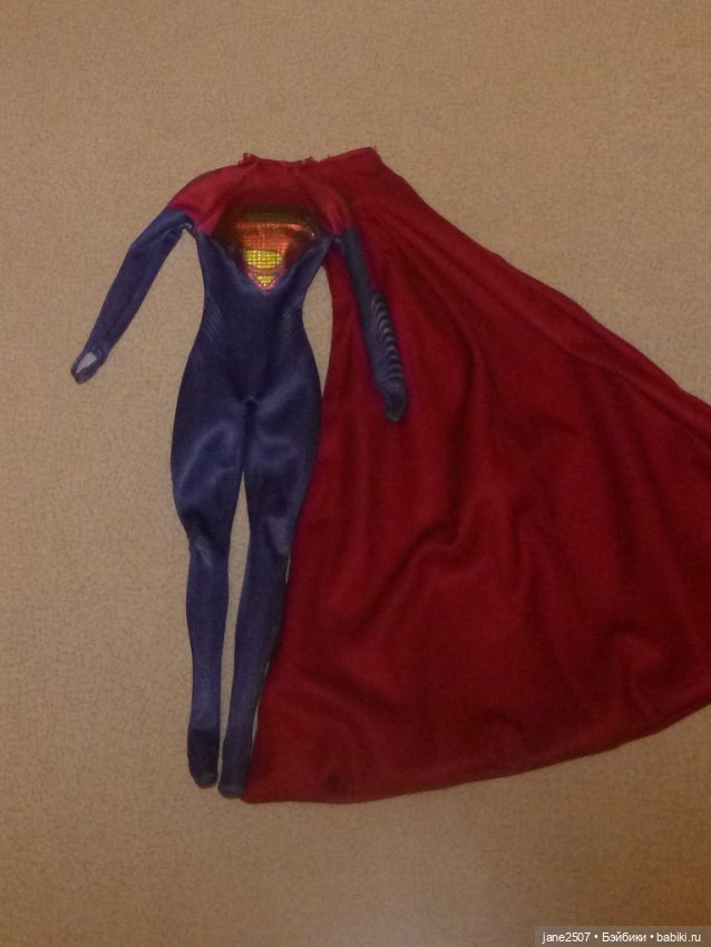 Полный аутфит Barbie Supergirl новый (фото 2)