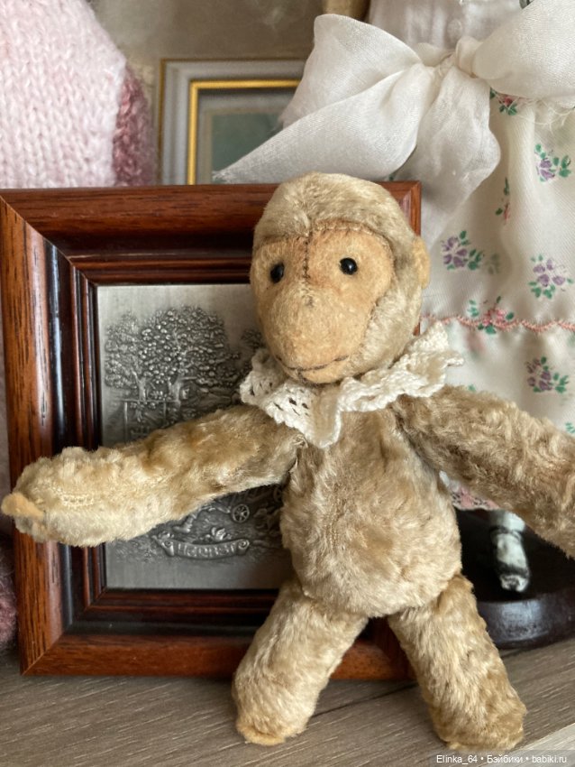 Старинная Обезьянка малышка, 12 см (фото 8)