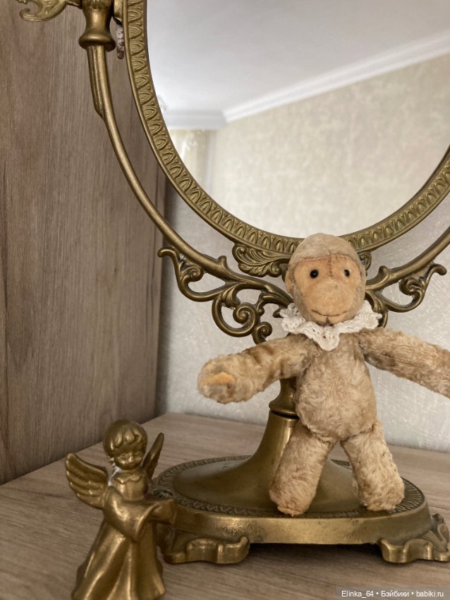 Старинная Обезьянка малышка, 12 см