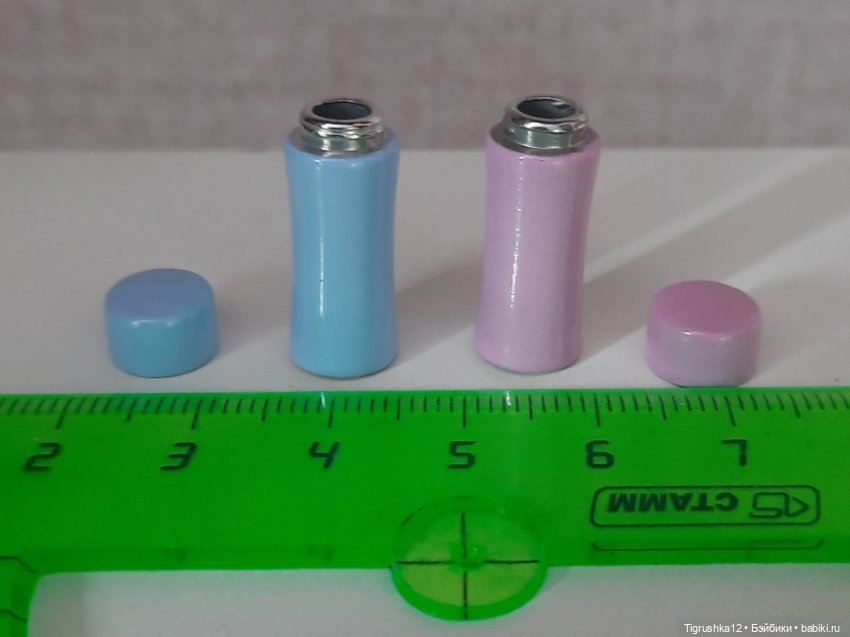 Термос металл — Миниатюра для кукол