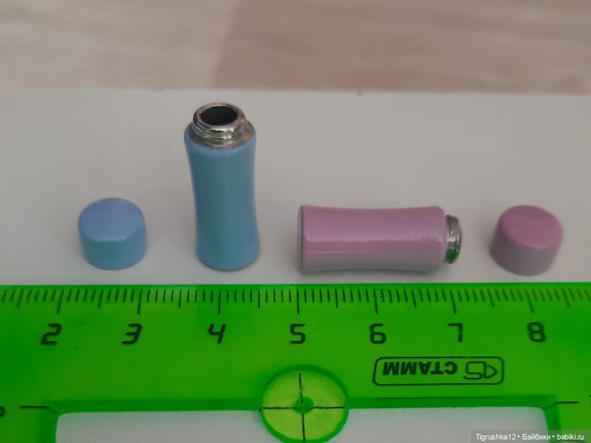 Термос металл — Миниатюра для кукол