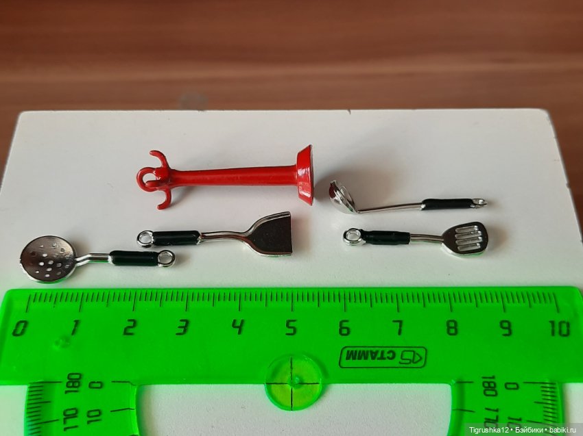 Набор для кухни — Миниатюра для кукол (фото 6)