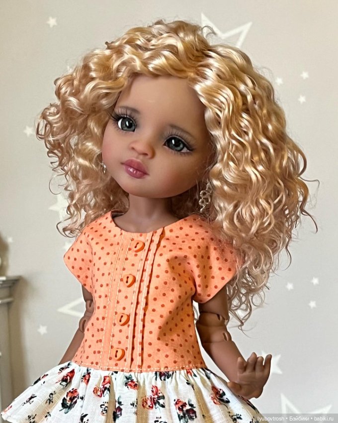 Универсальное платье для кукол ростом 30-32см , две расцветки (фото 7)