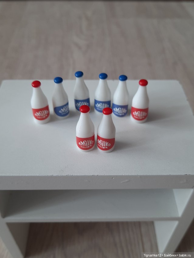 Бутылочки молока — Миниатюра для кукол (фото 4)