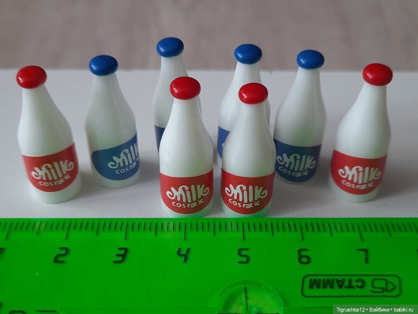 Бутылочки молока — Миниатюра для кукол (фото 6)