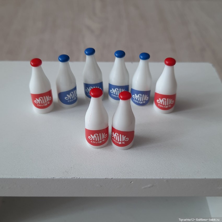 Бутылочки молока — Миниатюра для кукол (фото 3)