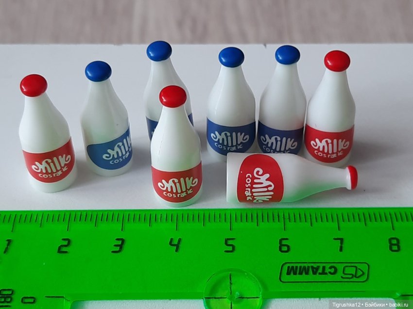 Бутылочки молока — Миниатюра для кукол (фото 7)