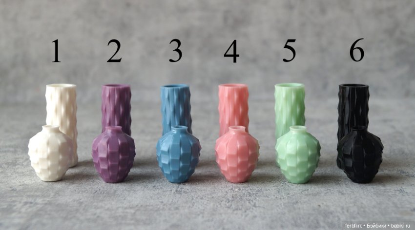 Набор из 2-х ваз (масштаб 1:6) (фото 3)