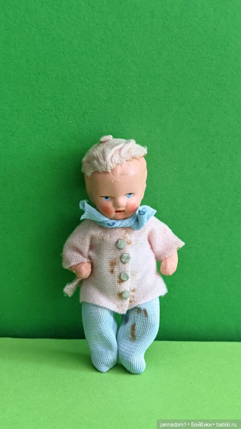 Керамический пупсик Hertwig 1508, высота 8 см, новый (фото 4)