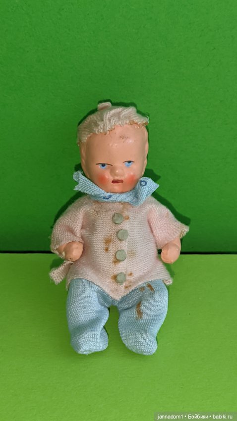 Керамический пупсик Hertwig 1508, высота 8 см, новый