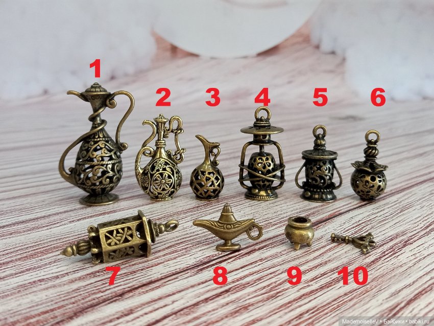 Миниатюра в восточном стиле, бронза (фото 2)