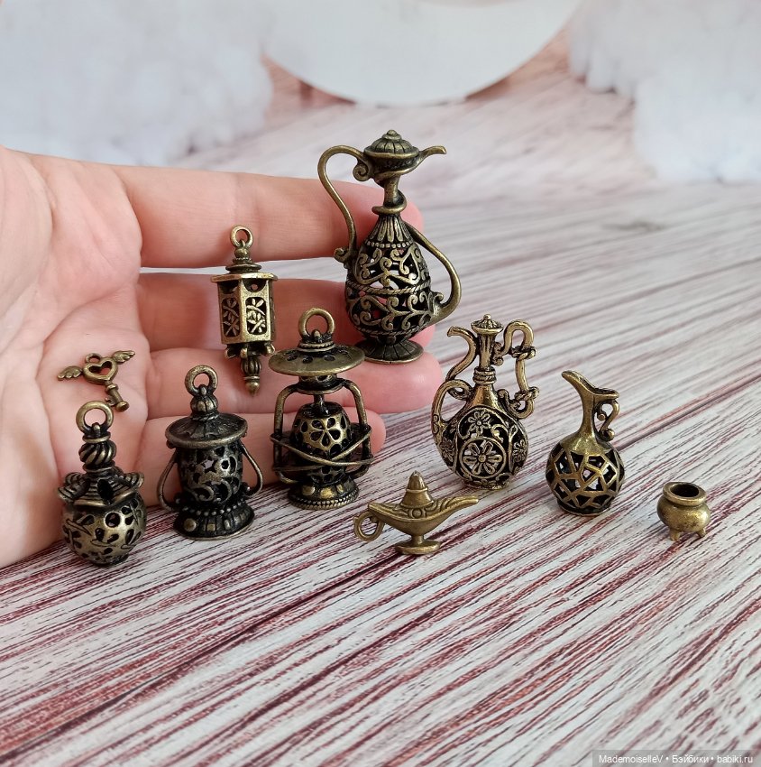 Миниатюра в восточном стиле, бронза