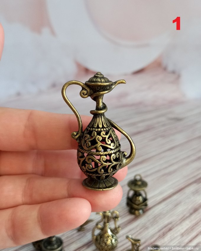 Миниатюра в восточном стиле, бронза (фото 5)