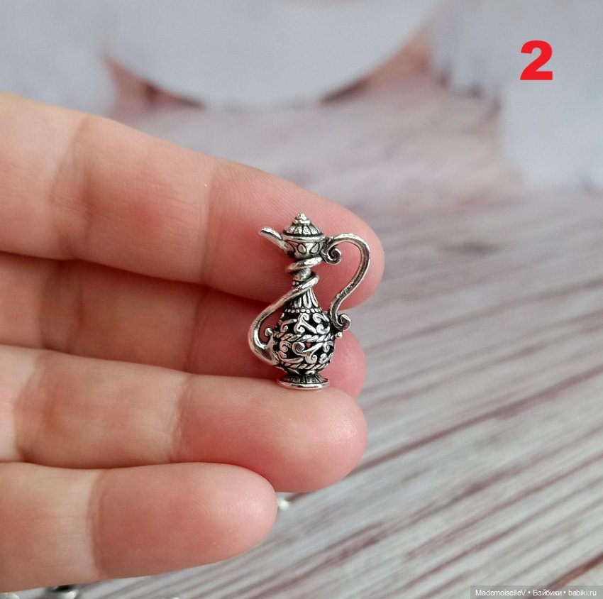 Миниатюра в восточном стиле, серебро (фото 7)