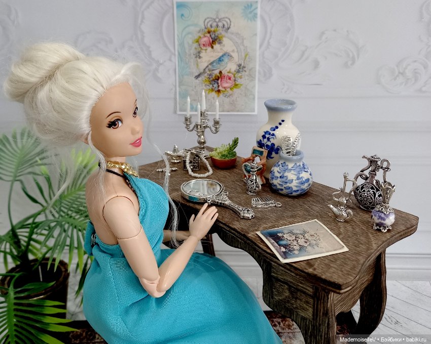 Миниатюра в восточном стиле, серебро (фото 3)