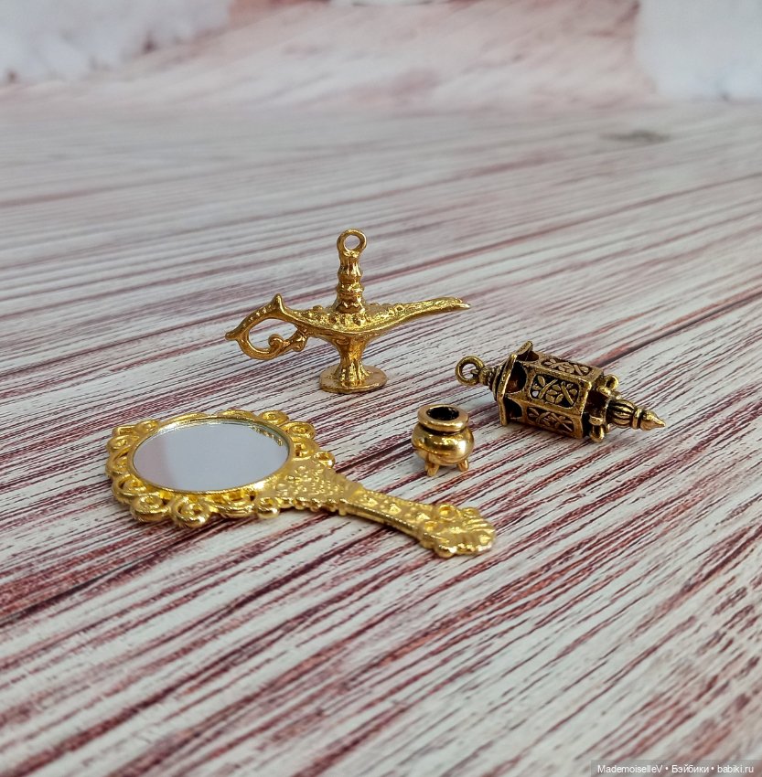 Миниатюра в восточном стиле, золото