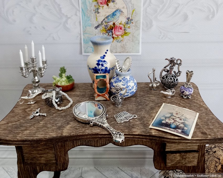 Миниатюра в восточном стиле, серебро (фото 6)