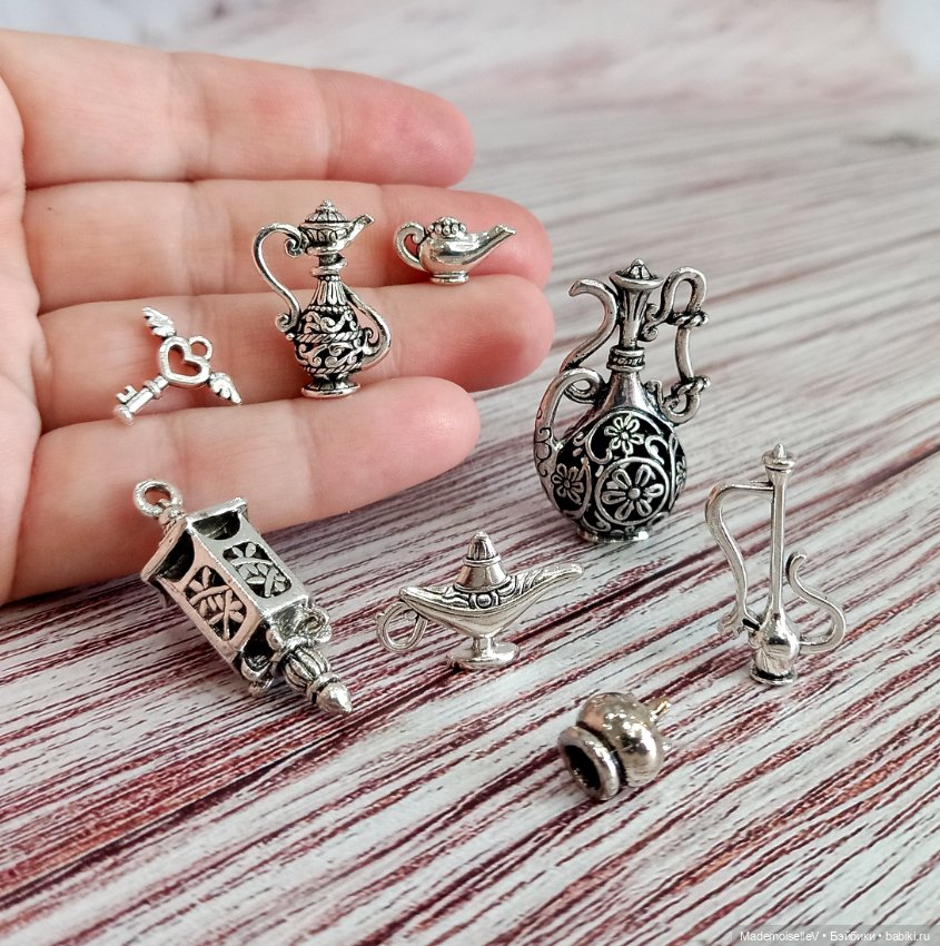 Миниатюра в восточном стиле, серебро