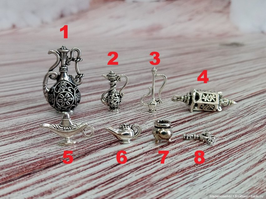 Миниатюра в восточном стиле, серебро (фото 2)
