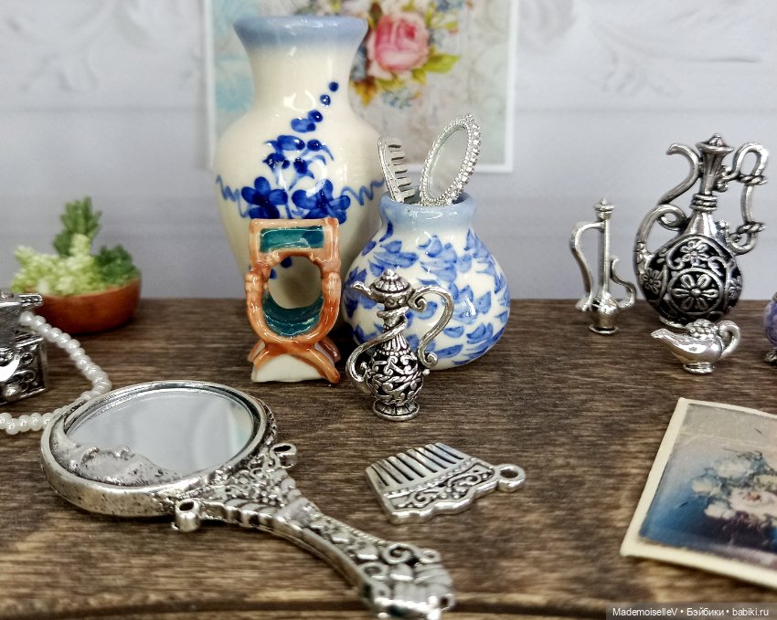 Миниатюра в восточном стиле, серебро (фото 8)