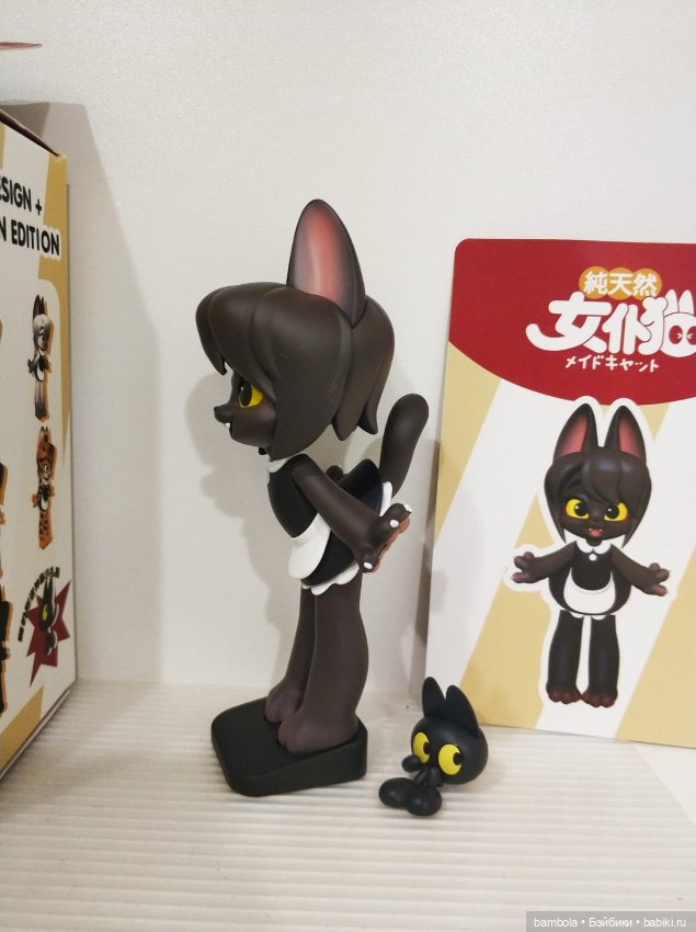 Коллекционная фигурка Кошечка со своим питомцем №1 (фото 3)