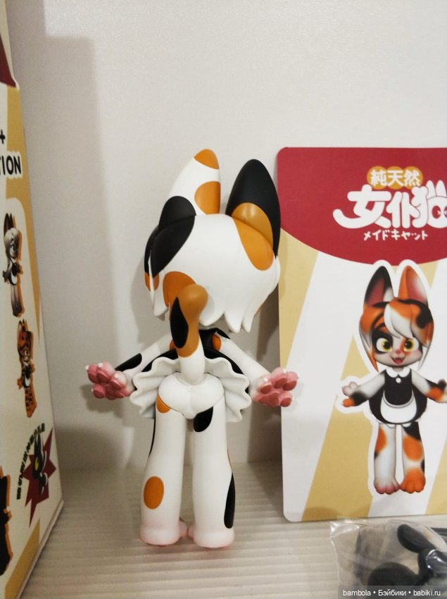 Коллекционная фигурка Кошечка со своим питомцем №7 (фото 3)