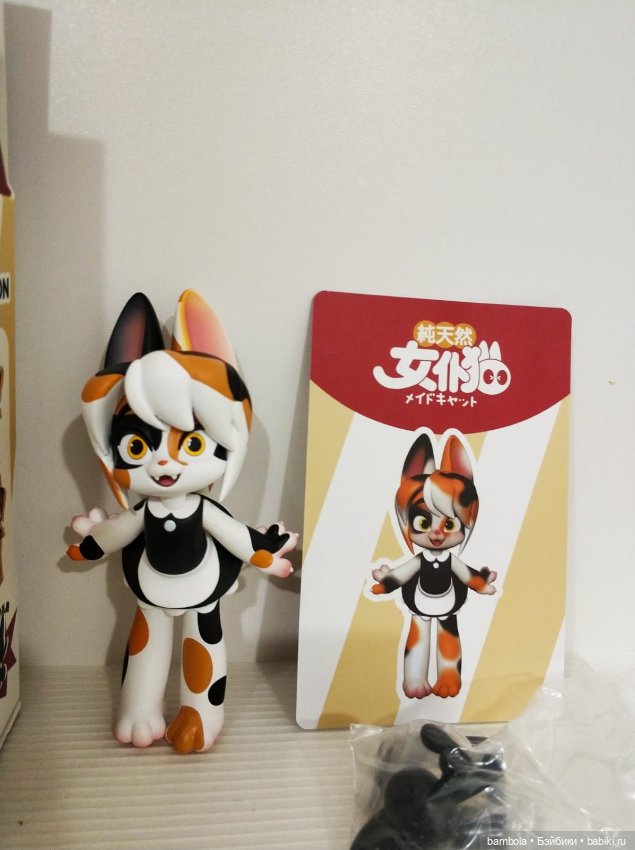 Коллекционная фигурка Кошечка со своим питомцем №7 (фото 2)