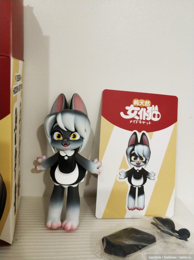 Коллекционная фигурка Кошечка со своим питомцем №8 (фото 2)