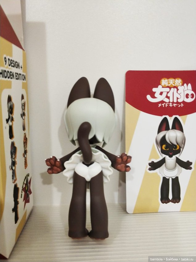 Коллекционная фигурка Кошечка со своим питомцем №3 (фото 3)