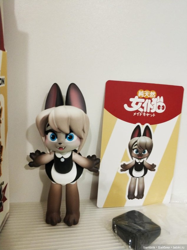 Коллекционная фигурка Кошечка со своим питомцем №6 (фото 2)