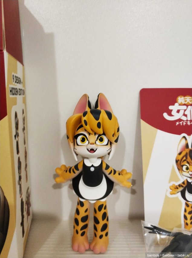 Коллекционная фигурка Кошечка со своим питомцем №2 (фото 2)