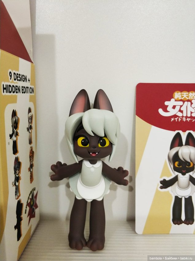 Коллекционная фигурка Кошечка со своим питомцем №3 (фото 2)