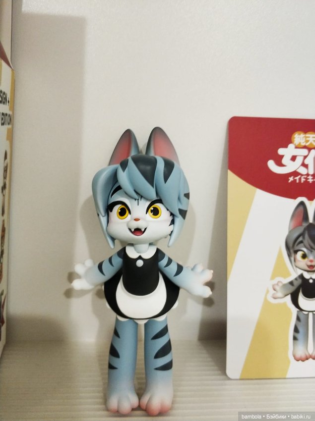 Коллекционная фигурка Кошечка со своим питомцем №4 (фото 2)