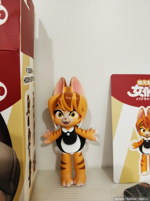 Коллекционная фигурка Кошечка со своим питомцем №9 (фото 2)