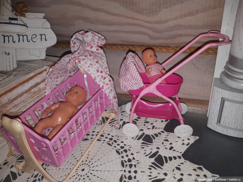 Кроватка ,коляска Simba — Кукольная мебель (фото 4)