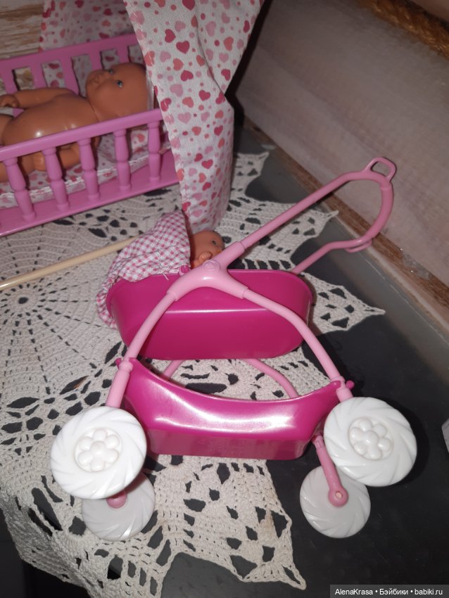 Кроватка ,коляска Simba — Кукольная мебель (фото 2)