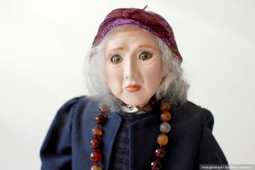 Фарфоровая кукла. Милая, добрая бабушка авторская кукла из фарфора