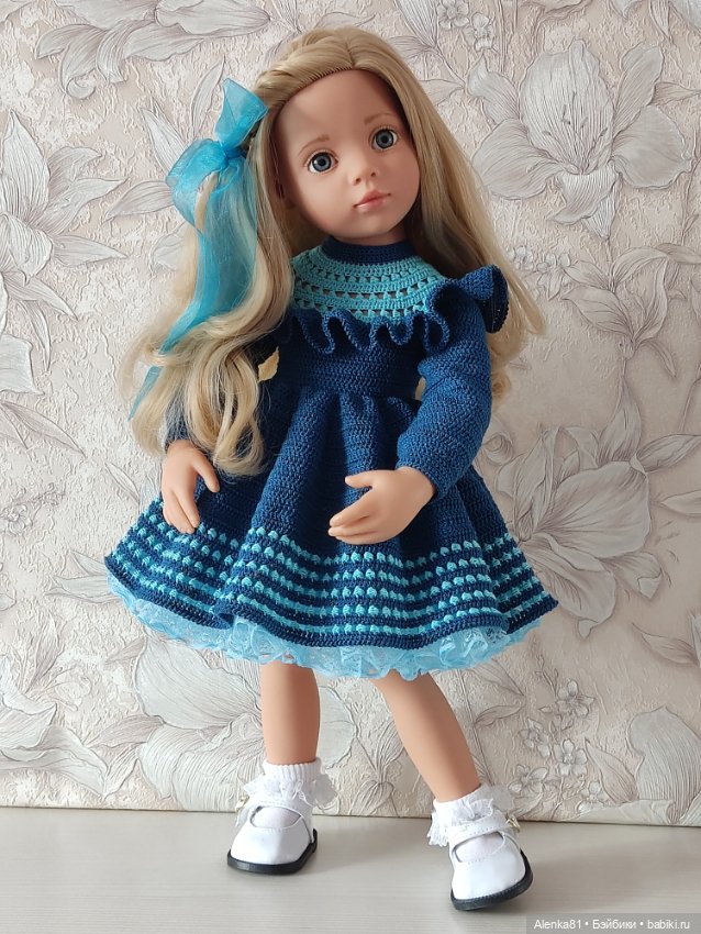 PDF Мастер-Класс по вязанию крючком "ВИКТОРИЯ- G" для кукол GOTZ (готц) (фото 7)