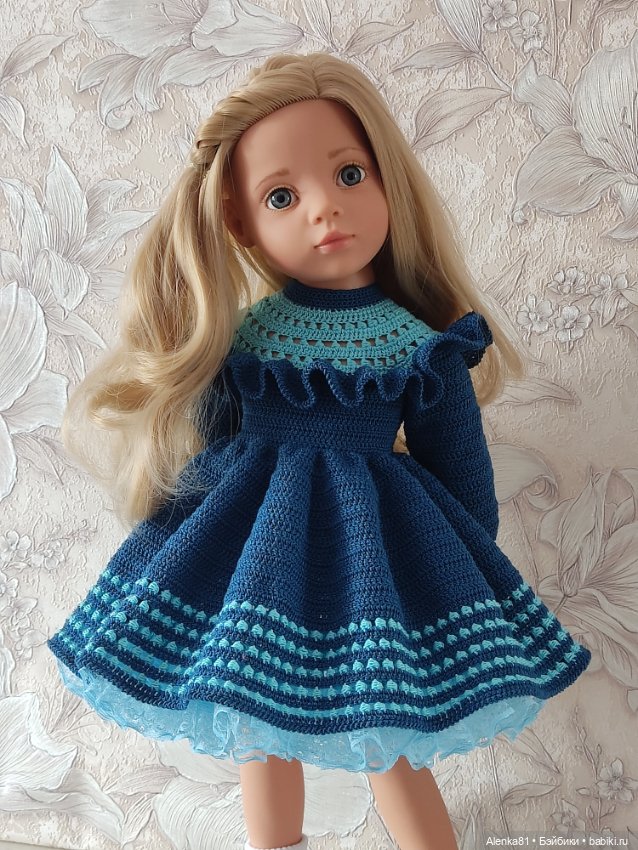 PDF Мастер-Класс по вязанию крючком "ВИКТОРИЯ- G" для кукол GOTZ (готц) (фото 6)