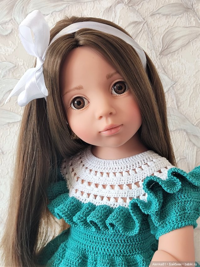 PDF Мастер-Класс по вязанию крючком "ВИКТОРИЯ- G" для кукол GOTZ (готц) (фото 5)