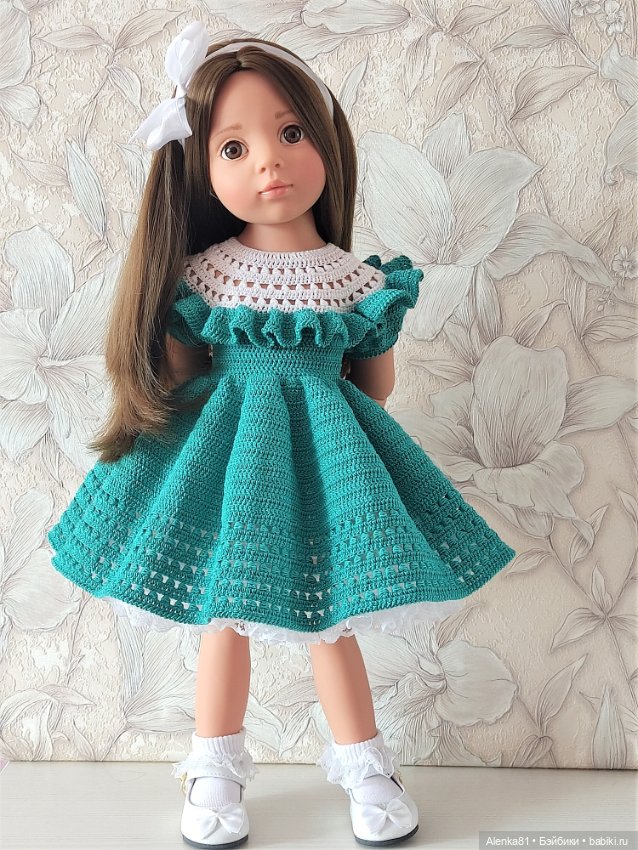 PDF Мастер-Класс по вязанию крючком "ВИКТОРИЯ- G" для кукол GOTZ (готц) (фото 3)