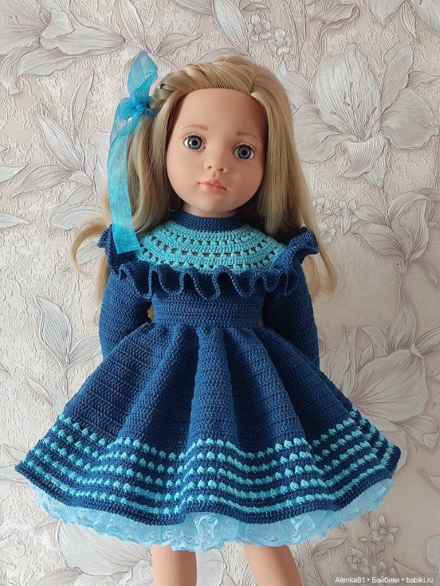 PDF Мастер-Класс по вязанию крючком "ВИКТОРИЯ- G" для кукол GOTZ (готц) (фото 8)