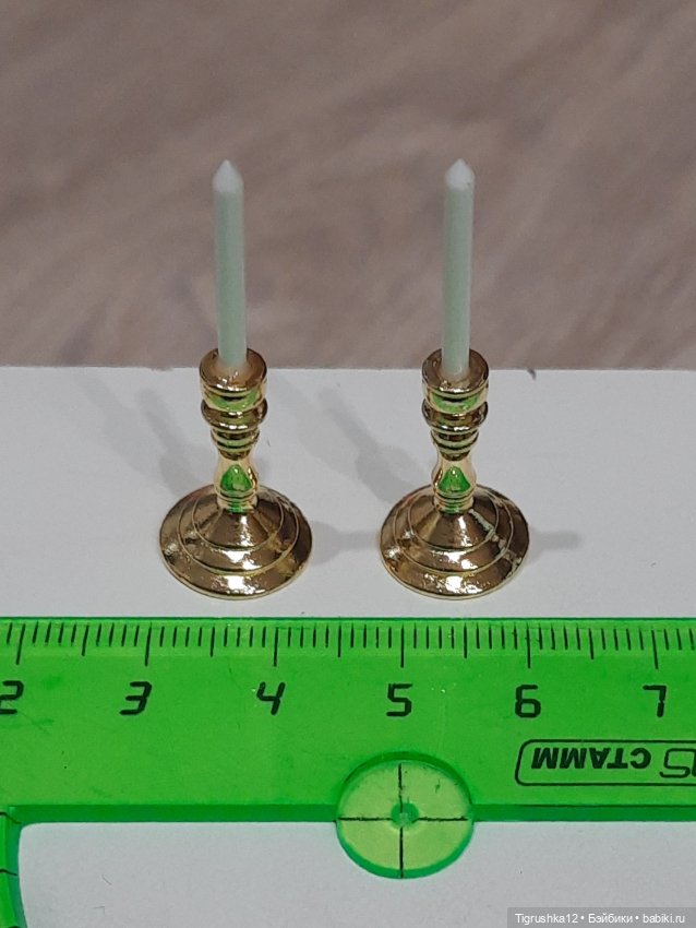 Подсвечники #2 — Миниатюра для кукол (фото 2)