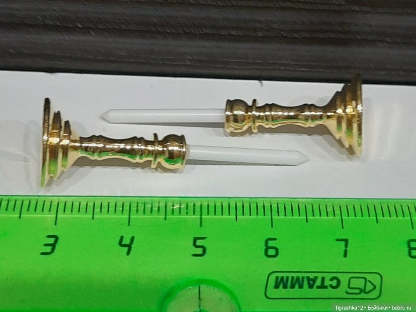 Подсвечники #2 — Миниатюра для кукол (фото 3)