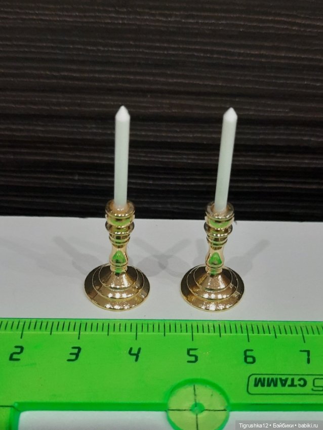 Подсвечники #2 — Миниатюра для кукол