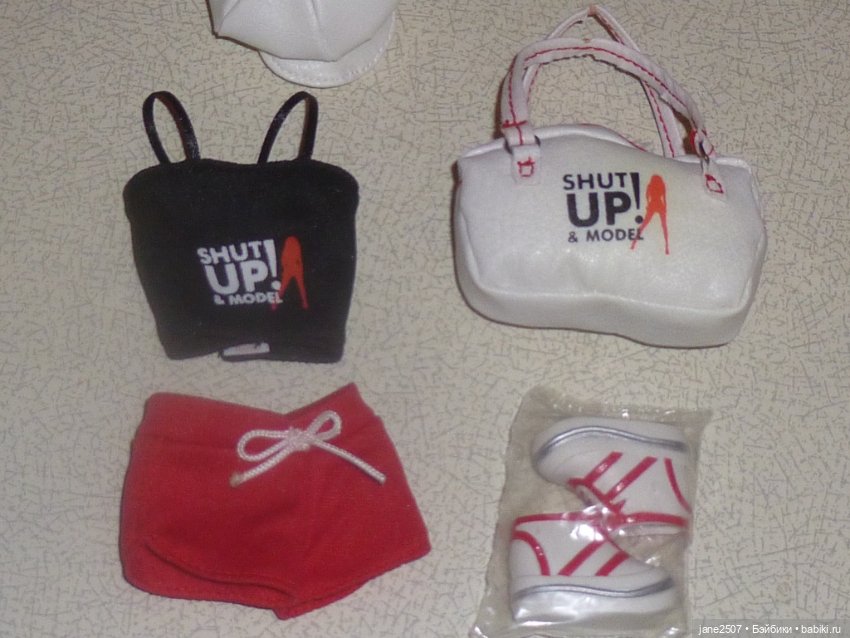 Полный аутфит очень редкой SHUT UP! & MODEL (Janay/Alysa) от Integrity toys новый (фото 5)