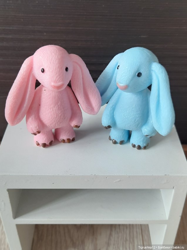 Кролики — Миниатюра для кукол